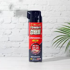 컴배트 프로페셔널 에어졸 바퀴 살충제 스피드 500ml x 12개 1box