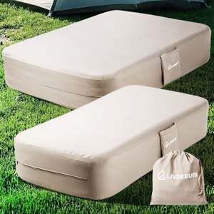 캠핑매트특대형 에어매트커버 싱글 더블 패드 캠핑 매트리스 자충