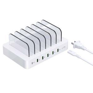 스마트폰 멀티 충전기 허브 다중 카페 HUB 위한 책상 도킹 대나무 STEAMDE