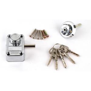 강화유리문 샷시문 하단 보조 잠금장치 걸쇠 창고