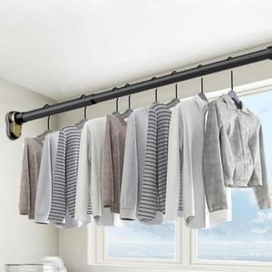 무타공 빨래봉 이불 조절 빨래걸이 걸이식 다용도 최대미터