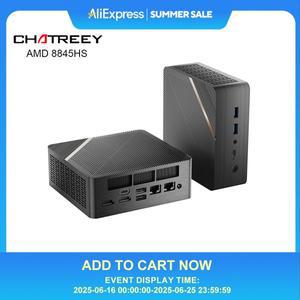 AN4 미니 PC R7 8845HS 780M 게이밍 데스크탑 컴퓨터(WiFi 6/블루투스 5.2/HDMI/USB 4.0 포함)