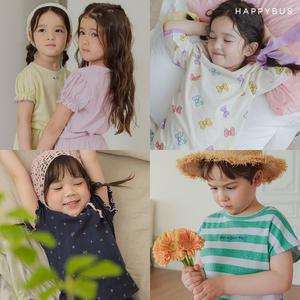 [해피버스]25SS 여름 아동실내복 내의 7부 반팔 등원룩 모음