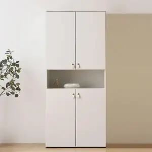 아트박스/벨리카가구 워즈 베란다 옷 다용도실 5단 800 화이트