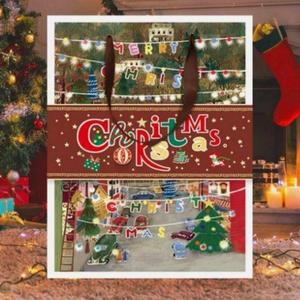 풍경 쇼핑백 크리스마스 선물 1세트) 종이가방 (10개