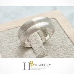 [호림쥬얼리]실버92.5/은쌍반지/예쁜(HR)실버 모던 쌍가락지(소)(4mm)