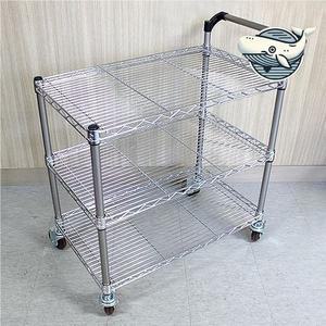 고품질 실용적 다목적 스테인리스 서빙 카트 주방 대형 주방트롤리 이동식카트 다용도카트 웨곤 (WFGRDH0)