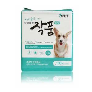 작품패드 강아지 배변 패드 그린 100매 (450x550mm)