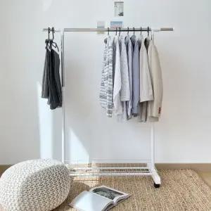 철제이동식행거 튼튼헹거 예쁜행거 2 옷걸이행거 이동식행거 옷행거 철제행거 튼튼한헹거