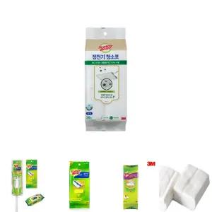3M)정전기청소포리필(50rec 정전기청소포 대형 30매)/청소포/막대/걸레/정전기포/건식/일회용/청소/바닥