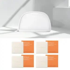 시그니처 메쉬파우치 화이트+설화수 궁중비누 시그니처 진생 페이셜솝 총100g(25g 4개)