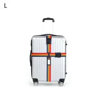 여행용 캐리어 보호 밴드/벨트 안전 열림 도난 방지 여행 가방 밸트 러기지 스트랩 캐리어용 자물쇠 잠금