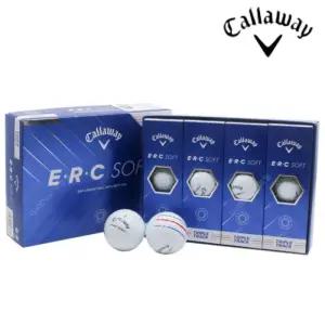 캘러웨이 25 erc 소프트 3피스 골프공 선물용 포장 화이트 옐로우