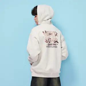 [에꼴리에] 남자 가을신상 스트릿 백레터링 후드티(25C0405)