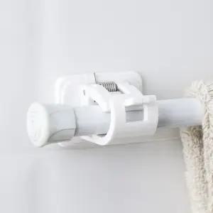 무타공 압축봉걸이 2개 고정 압축봉거치 홀더 브라켓