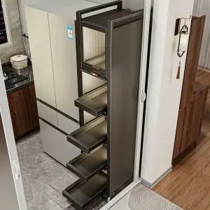 틈새수납장 조립식 슬라이딩선반 다기능