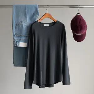 (안나앤플러스) A. 모찌 라운드 티셔츠[티셔츠C0227Q175] 빅사이즈