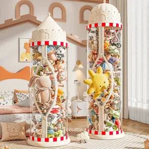 대용량 인형 보관통 수납박스 폴딩박스 가방보관함 정리박스