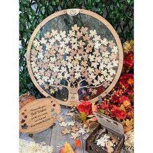 하트 우드 코인 방명록 우드코인 가지고 30x45cm 돌잔치 60개 소품 보드