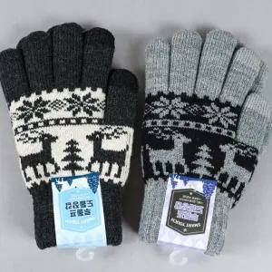 스마트터치 루돌프 장갑/여성/방한/장갑/겨울/손가락/글러브/핸드폰/터치/니트/따뜻한/여자/선물/예쁜/패션