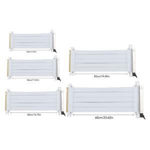 PCIE 5.0 X16 라이저 케이블 GPU 연장 수냉 시스템 용 고주파 유연한 간섭 방지