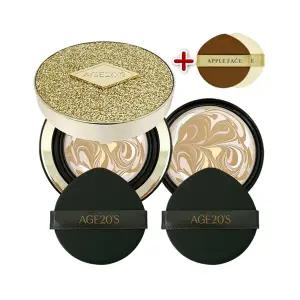 에이지20s 팩트 최신상 럭스 골드 앰플 에센스 본품+리필+퍼프1매