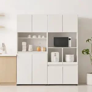 보루네오 마르체 크림 홈카페 비스포크 오브제 복합 렌지대 주방 수납장 세트 BOW537C (착불)