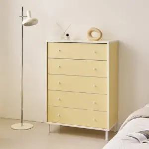 나무뜰 마몽 E0 양면 서랍장 800 5단 OWF103C (착불)