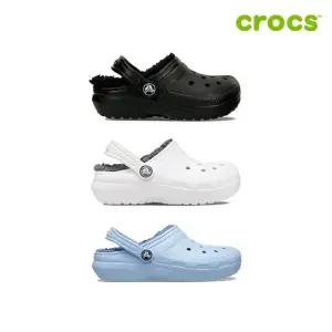 [크록스 정품] 클래식 라인드 클로그 토들러 아동 털샌들 207009 3종 택1