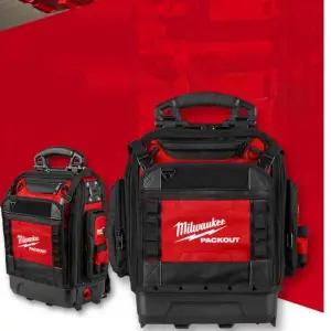 수납포켓 밀워키 팩아웃 스트럭쳐 백팩 공구집 편리한 휴대가방