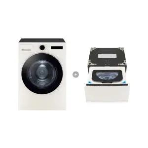 [LG] 트롬 오브제컬렉션 건조기+미니워시 20kg RD20ENEX 네이처베이지 전국무료배송