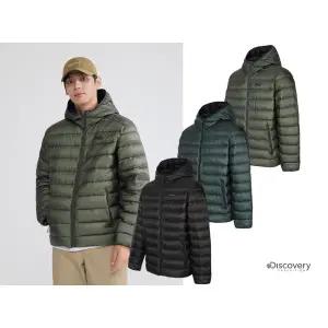 갤러리아 디스커버리 남성 올버트 후드 구스다운 경량패딩 DMDJ7I056