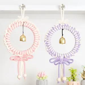 현관문 창문장식 마크라메 도어벨 DIY키트 아동센터 수공예 취미반 공작놀이 취미키트