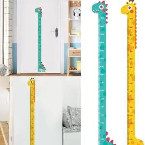 동물 캐릭터 키재기 자 종이 스티커 간단설치 어린이 신장계 키측정 기록용