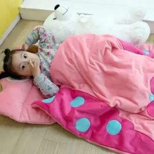 극세사 유아 어린이집 낮잠 이불 배게 침구 세트 가방 부엉이 (WFK2IB4)