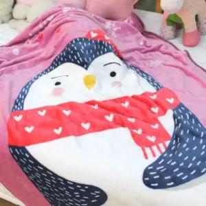 극세사 캐릭터 부드러운 유아 소아 어린이 키즈 밍크 담요