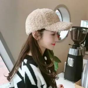 여성 양털 뽀글이캡 겨울 야구모자