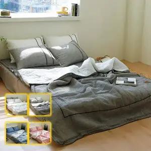 [골드스마일]제이리빙 나플 시어서커 이불패드세트 SS 4컬러