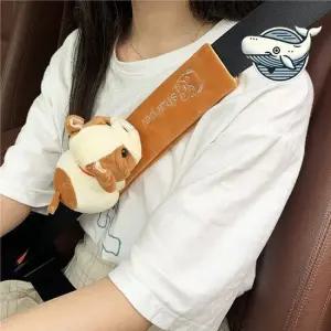귀여운 애완동물 인형 안락한 안전벨트 커버 자동차안전벨트커버 안전벨트커버 벨트커버