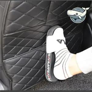 자동차 시트 보호 퀼팅 패드 스크래치 방지 통풍시트 자동차시트커버 킥매트