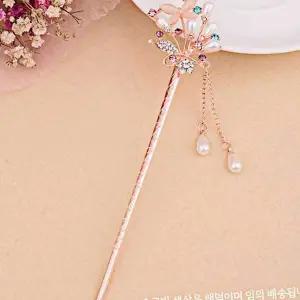 [콩심팥심]한복비녀 뒤꽂이 올림머리비녀 헤어비녀 머리비녀