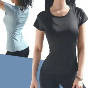 필라테스웨어 반팔 운동복 상의 커버업 요가복 (WFK76T6)