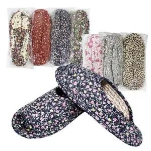 고품질 면실내화 Z 면덧신 뚫림 사계절덧신 퀼트거실화 퀼트 (WD94FF6)