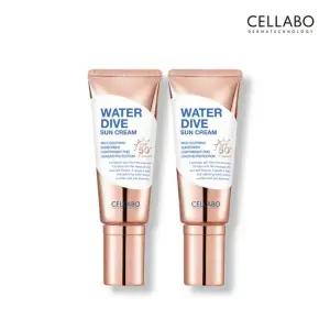 워터 다이브 선크림  시즌2) 60g 2개  SPF50+)   사용기한 26년 12월