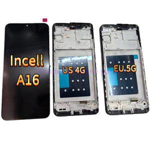 삼성 갤럭시 A16 4G/5G SM-A165 A166B LCD 디스플레이 스크린 프레임 포함 수리용 Pantalla 패널 (인셀 디