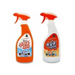 산도깨비 주방세정제 욕실세정제 주방청소 욕실청소 다용도 세척 세제 스프레이 자재