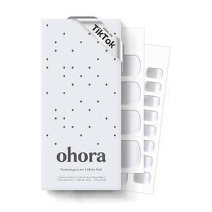 오호라 세미 큐어드 페디 스트립 문리버 모든 네일 램프 살롱 품질 오래 지속되며 쉽게 바르고 제거할 있는 제품 준비 패드 2개 파일 나무 스틱 포함