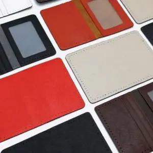 diy 카드 지갑 소가죽 수제 목걸이 카드 지갑 만들기 키트 슬림 미니 핸드메이드 반지갑 비대면 선물용