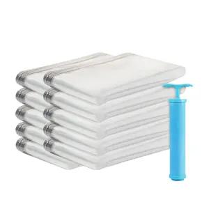 리빙친구 다용도 압축팩 이불 의류 진공팩 소 중 대 10매