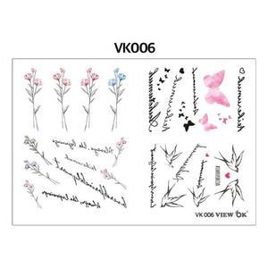 패션타투 여름스티커 (VK006) 문신 힙스터스티커 인싸스티커 수영패션스티커